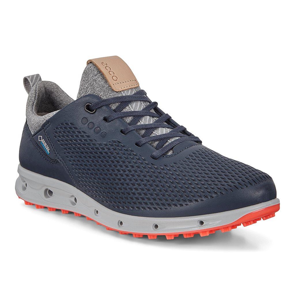 Ecco Golf Cool Pro Womens Gore Tex Shoes Blue Online - India QUT-827936